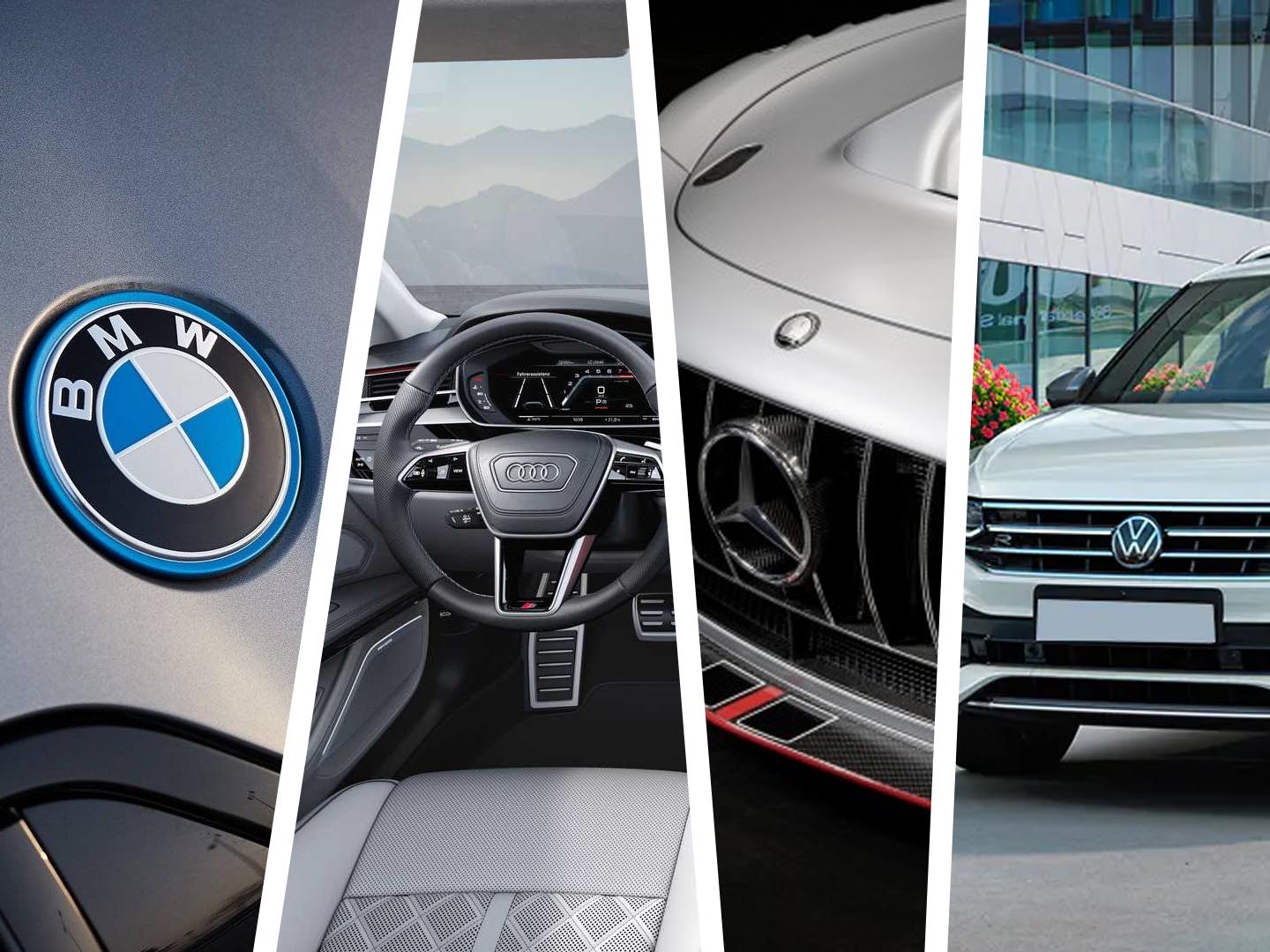 BMW, AUDI, MERCEDES, VW saját márkás termékek